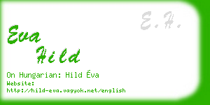 eva hild business card